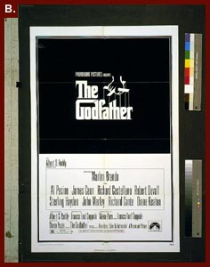 “The Godfather” motion picture poster, 1972