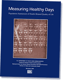 Cover image of Measuring Healthy Days monograph