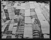 Outdated directories in the stock room of a Philadelphia paper mill, ca. 1940-1946