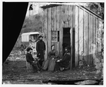 Group at Captain W.S. Hall's wagon camp 