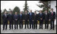 President George W. Bush poses for a photo with future NATO leaders at the Vila Prekrisje in Zagreb, Croatia, Saturday, April 5, 2008, including Croatian President Stjepan Mesic, Macedonian President Boris Crvenkovski, Croatian Prime Minister Ivo Sanader, Macedonian Prime Minister Nikola Gruevski and Albanian Prime Minister Sali Berisha. White House photo by Chris Greenberg