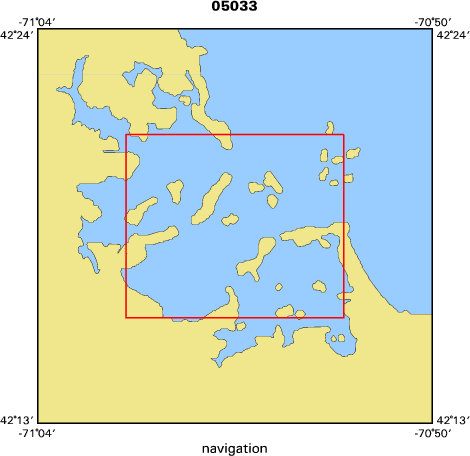 05033 map of where navigation equipment operated