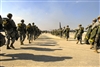 U.S. soldiers assigned to the 82nd Airborne Division board a C-130 Hercules aircraft during a joint forcible entry exercise on Pope Air Force Base, N.C., June 17, 2008. 