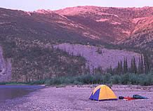 Campsite on Beaver Creek National Wild River