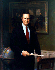 Portrait of George Bush