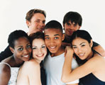 photo of group of teenagers