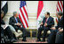 President George W. Bush and Prime Minister Nouri al-Maliki meet in Baghdad, Iraq, Tuesday, June 12, 2006. White House photo by Eric Draper 