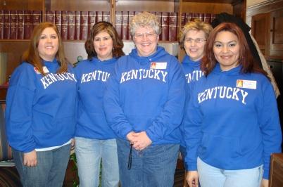 Dr. Susie Burton and friends on February 23, 2007