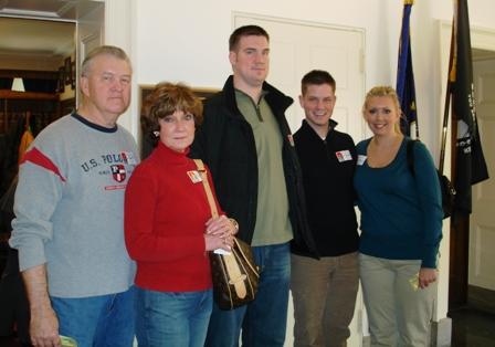 Doug, Margaret, Jacob, Elijah and April Holsinger on March 19, 2007