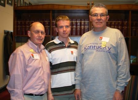 David Noel, Ales Kollar and Gary Burcham from Frankfort on March 23, 2007