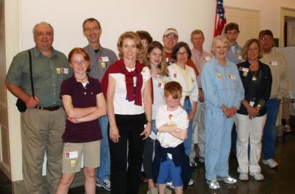 Wes Phelps, Laura Jane Phelps, Jim Call, Mary Jane Phelps, Mallonee Hubbard, Hollis Hubbard, Christopher Phelps, Matt Mollenkoph, Sandy Mollenkoph, John Somers, Sara Call, Daan Meerdink, Sheila Somers and Ron Mollenkoph on April 2, 2007