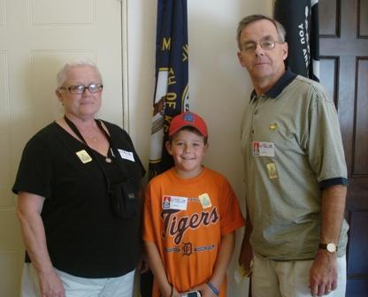 Constituents from Lexington visit Congressman Ben Chandler's office on October 17, 2007.  Pictured from Left to Right:  Diana Cromer, Nick Smith, and Terry Cromer.