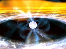 artist concept of a pulsar