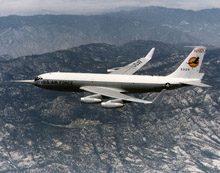 KC-135A in flight.