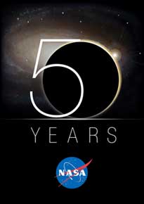 NASA 50th Anniversary Logo.