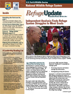 Refuge Update September/October 2008 front cover photo, USFWS