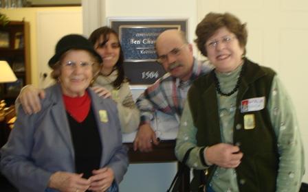 Jay Wallin, Wendy Allen, Rick Wallin, and Caroline Hutchison on February 28, 2008. 