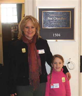 Stacy and Rachel Clark from Georgetown on November 17, 2008