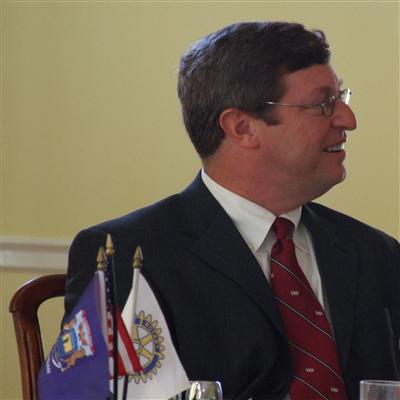 Congressman Chandler at the Richmond Rotary Club on August 19, 2008