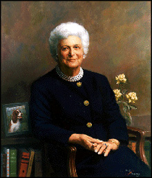 Portrait of Barbara Pierce Bush
