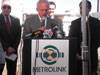 August 20, 2007. Congressman Berman unveils the first of 63 rail crossings at Van Nuys Blvd. and San Fernando Road to receive the “sealed corridor” treatment that will bring Southern California rail crossings to a new higher safety standard.