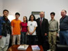 Members of the North Hollywood Science Bowl team meet with Congressman Berman. The team competed in the National Science Bowl in Washington, DC on May 4th. Pictured: Ed Marti, Nicholas Zheng, Zahra Yazdani, Stephen Yao, Alberta Yen and coach Len Soloff.