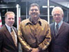 Congressman Berman visiting with Don Ammons, UPS District Manager of the West Los Angeles District, and Frank Contreras, who serves the district.