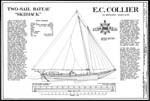 E.C. Collier--A two sail Bateau, Skipjack