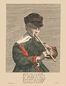 Boy with Vertical Flute