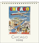 Chicago 2009 Cavallini Easel Calendar