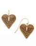 African Heart Earrings