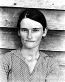 Allie Mae Burroughs, wife of Floyd Burroughs, cotton sharecropper, Hale County, Alabama