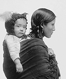 Native American Woman from Plains Region