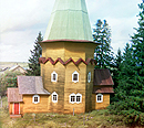 Wooden Church of theTransfiguration Of Our Lord.  Village of Pidma
