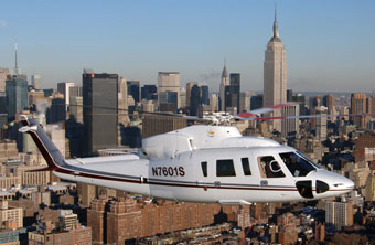 CONNECTICUT WORKERS will manufacture six Sikorsky S-76C++ helicopters, similar to this S-76C+, for Lider Aviação of Belo Horizonte, Brazil.  Ex-Im Bank is providing a $41 million, seven-year direct loan for the purchase.  It is the second sale of Sikorsky helicopters authorized by Ex-Im Bank to Lider Aviação. (Photo: Sikorsky)
