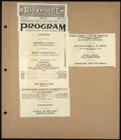 Program from the Riverside Theatre
