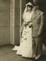 Clare Marie Crane and Lieutenant Herbert G. Johns