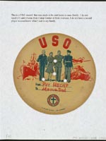 USO record from Private Joseph C. Hecht to Mom and Dad