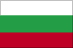 Flag of Bulgaria is three equal horizontal bands of white (top), green, and red.