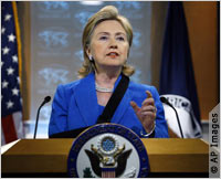 Secretary Hillary Clinton. (c) AP Images