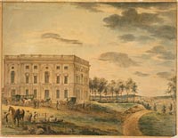 A View of the Capitol of Washington before it was Burnt Down by the British, ca. 1800.