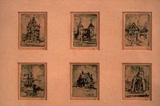 Prints of European Cities by Charles Based on 1929 Travel Sketches