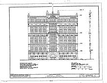Rookery Building, West Elevation