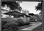 Frederick C. Robie House, Exterior from Southwest