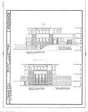 Emil Bach House, South and West Elevations