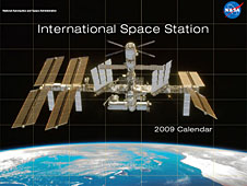 Front of the International Space Station 2009 Calendar