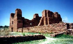 Image of Quarai Ruins, Salinas Pueblo Missions National Monument.