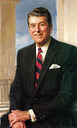 Portrait of Ronald Reagan