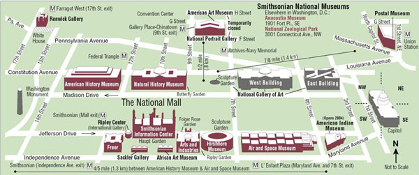 Map of the Mall