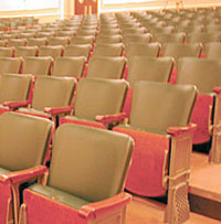 Image of empty seats in the Coolidge Auditorium